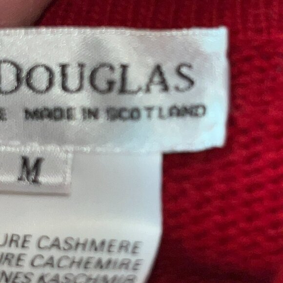 CLAN DOUGLAS VINTAGE SKI CASHMERE FAIR ISLE NORDIC SWEATER MADE IN SCOTLAND - M - Picture 10 of 11